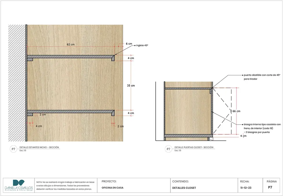 closet shelf drawing