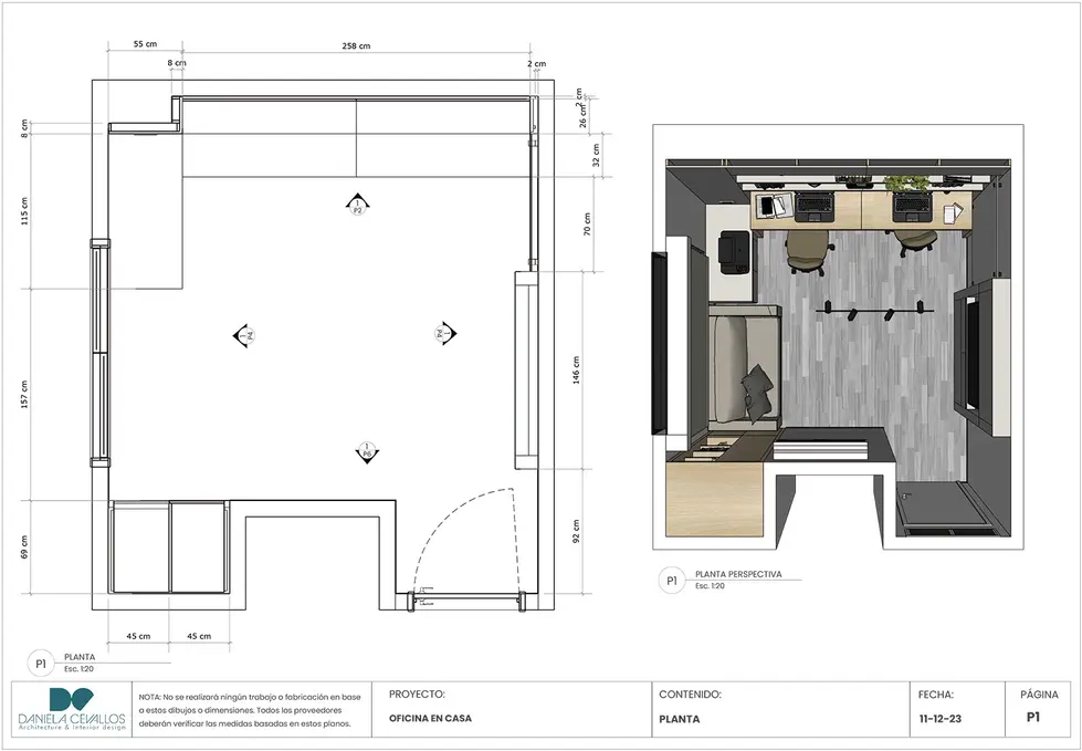 floor plan home office