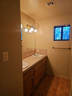 Hall bathroom vanity