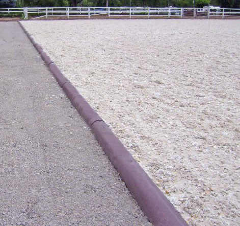 Recycled plastic arena edging_cropped