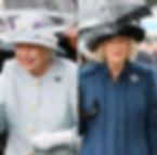 Queen Elizabeth II and Queen Camilla wearing the brooch. Credit: Public Domain