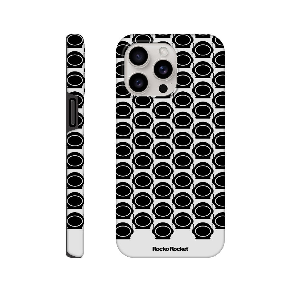 Apple Tough case | RR Black Helmet Icon Pattern