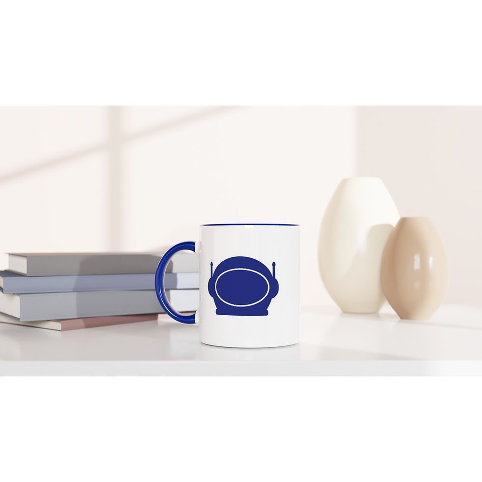 Thumbnail: 11oz Ceramic Mug Inside Royal | RR Royal Helmet Icon + Logo