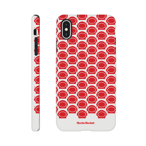Apple Tough case | RR Red Helmet Icon Pattern | Rocko Rocket