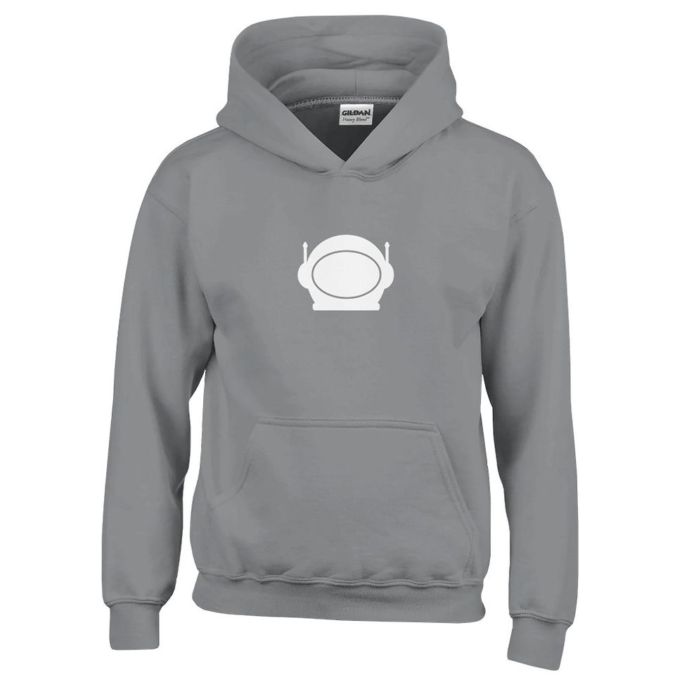 Thumbnail: Kids Pullover Hoodie | RR White Helmet Icon
