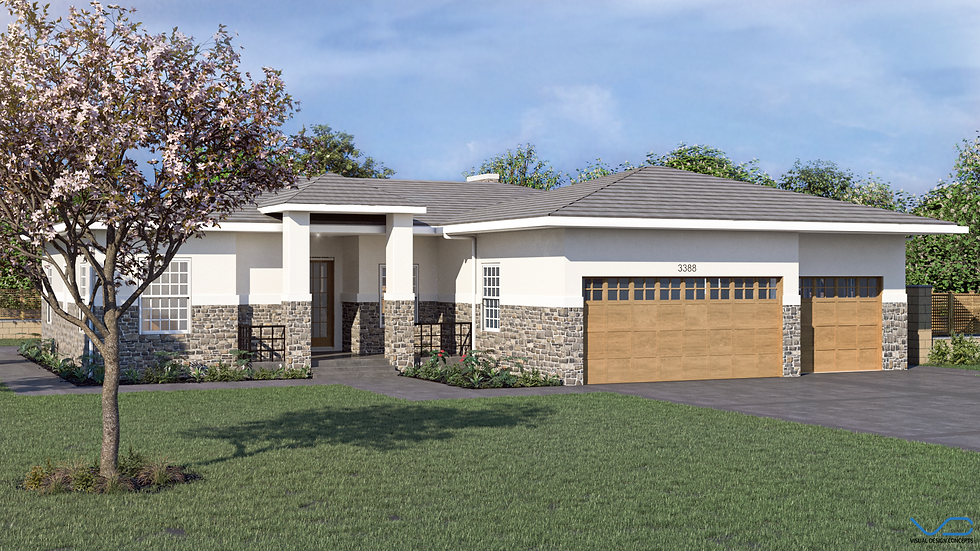 3D renderin Spec home twin peak homes