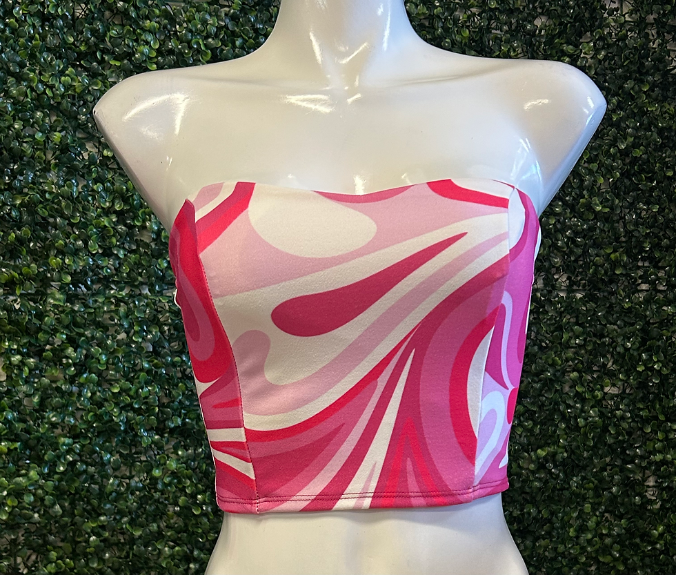 Thumbnail: Cropped Patterned Top