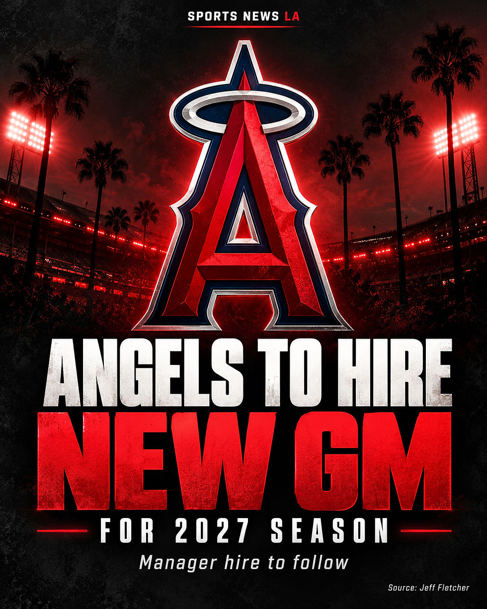 Angels To Have New GM