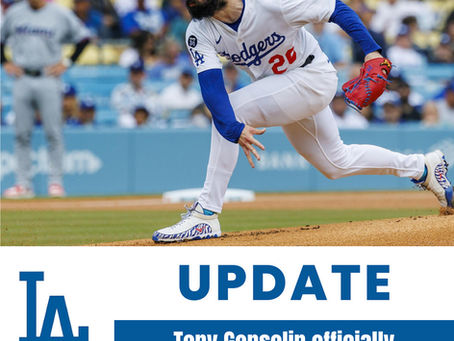 Tony Gonsolin Done This Season