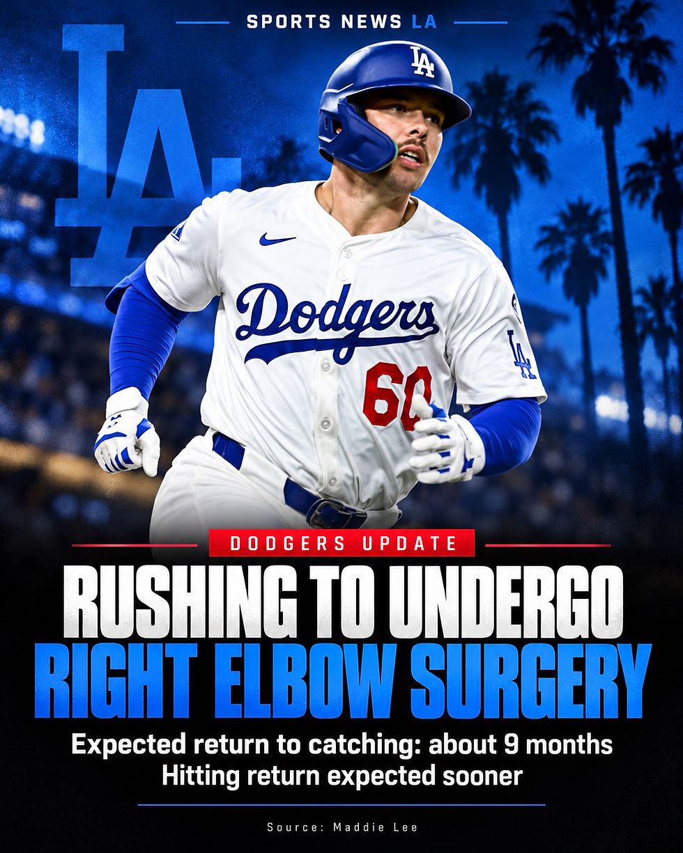 Rushing Will Have Elbow Surgery