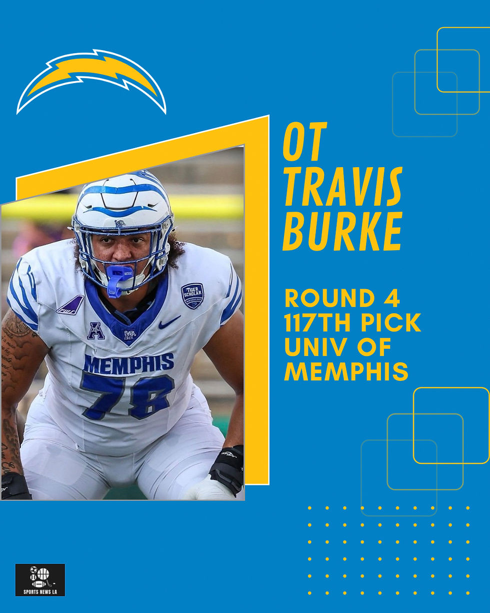 Chargers Select Travis Burke
