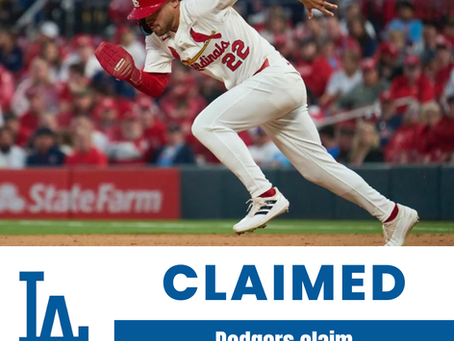 Dodgers Claim OF Mike Siani