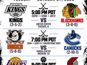 LA Sports 10/27/26