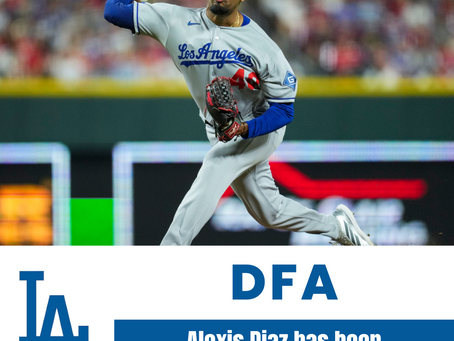 Alexis Diaz DFA’d And Other Moves