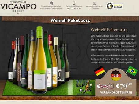 WEINELF-WM 2014 -Paket jetzt bestellen bei VICAMPO.DE