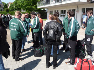 Benefizspiel gegen die Nationalelf der Deutschen  Bürgermeister in  Balingen 