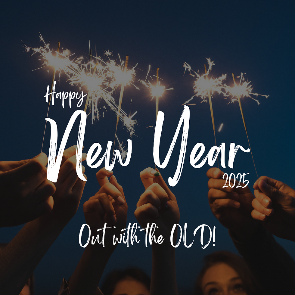 January Motivational Message... Out With the Old & In With the NEW!