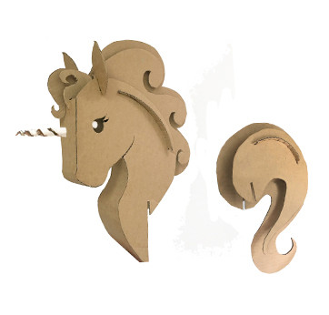 unicorn head and tail zygotebrowndesigns