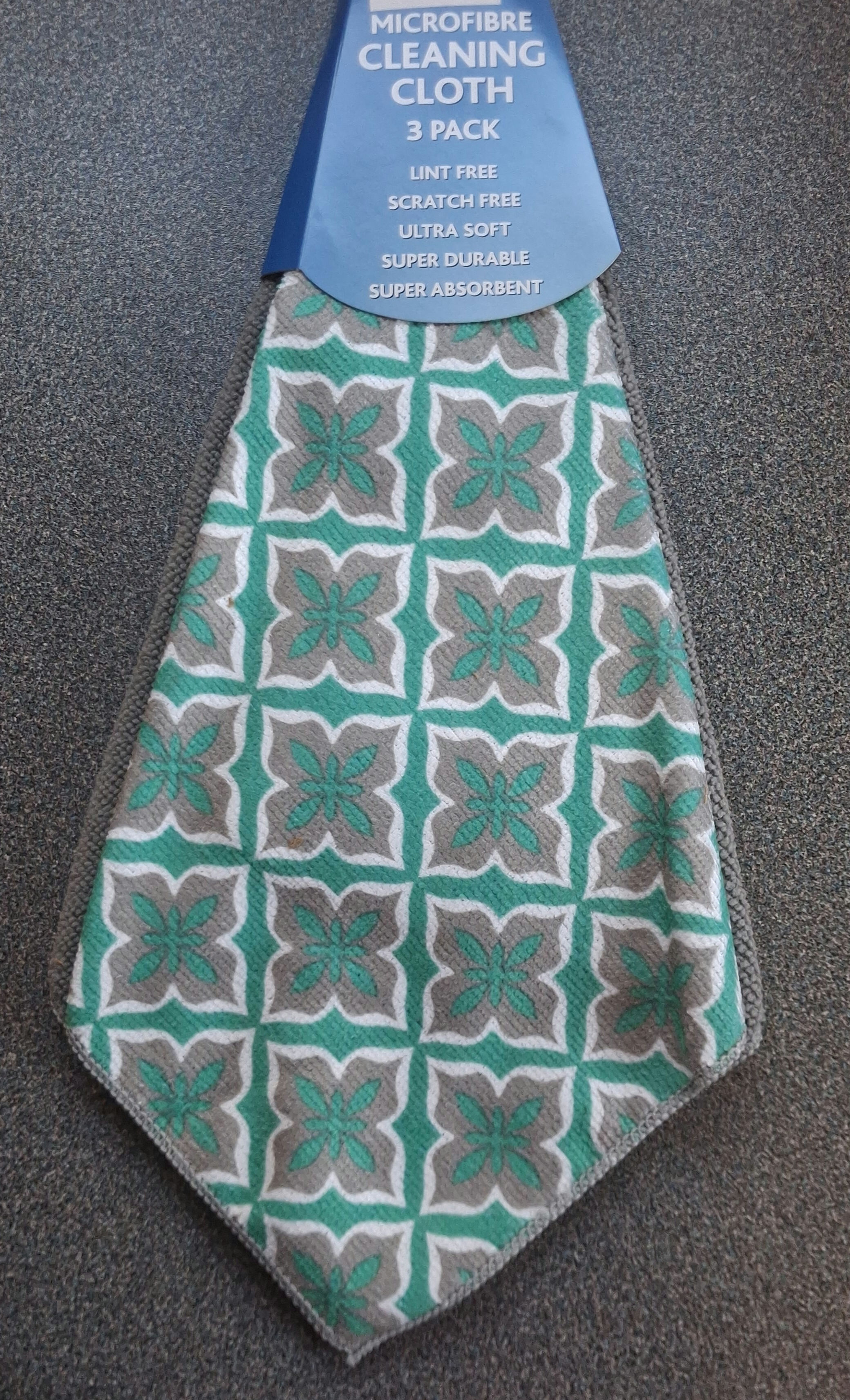 Microfibre Cleaning Cloths - Pack of 3