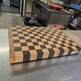 Planche à découper en bois de bout