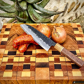 Planche à découper en bois de bout