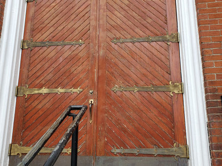 Our first set of doors are back.