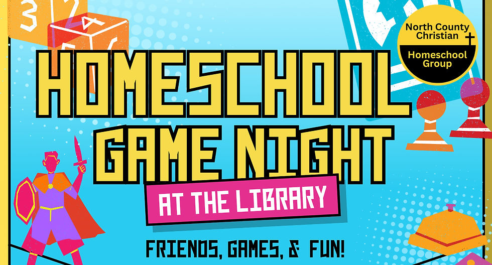 Homeschooler's Game Night UPDATED