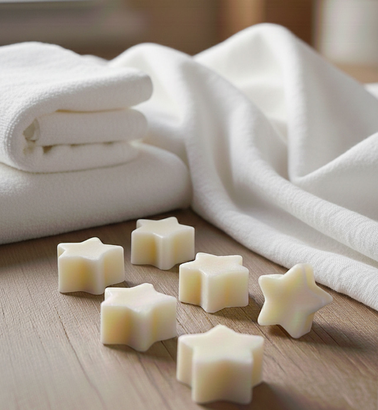 Fresh Linen wax melt star pot 