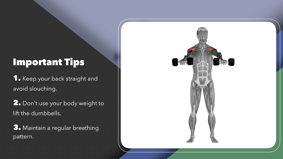 Thumbnail: Exercise Instruction - Dumbbell Front Raise