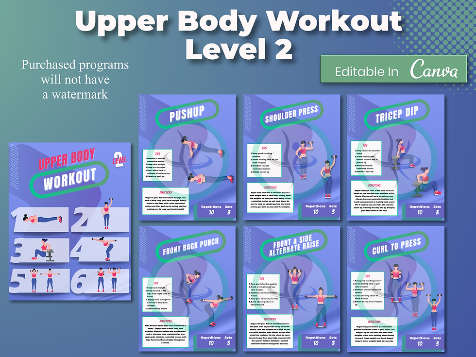 Thumbnail: 54 Exercise Workout Program With Exercise Progression