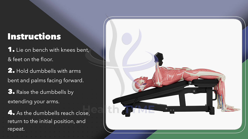 Thumbnail: Exercise Instruction - Dumbbell Bench