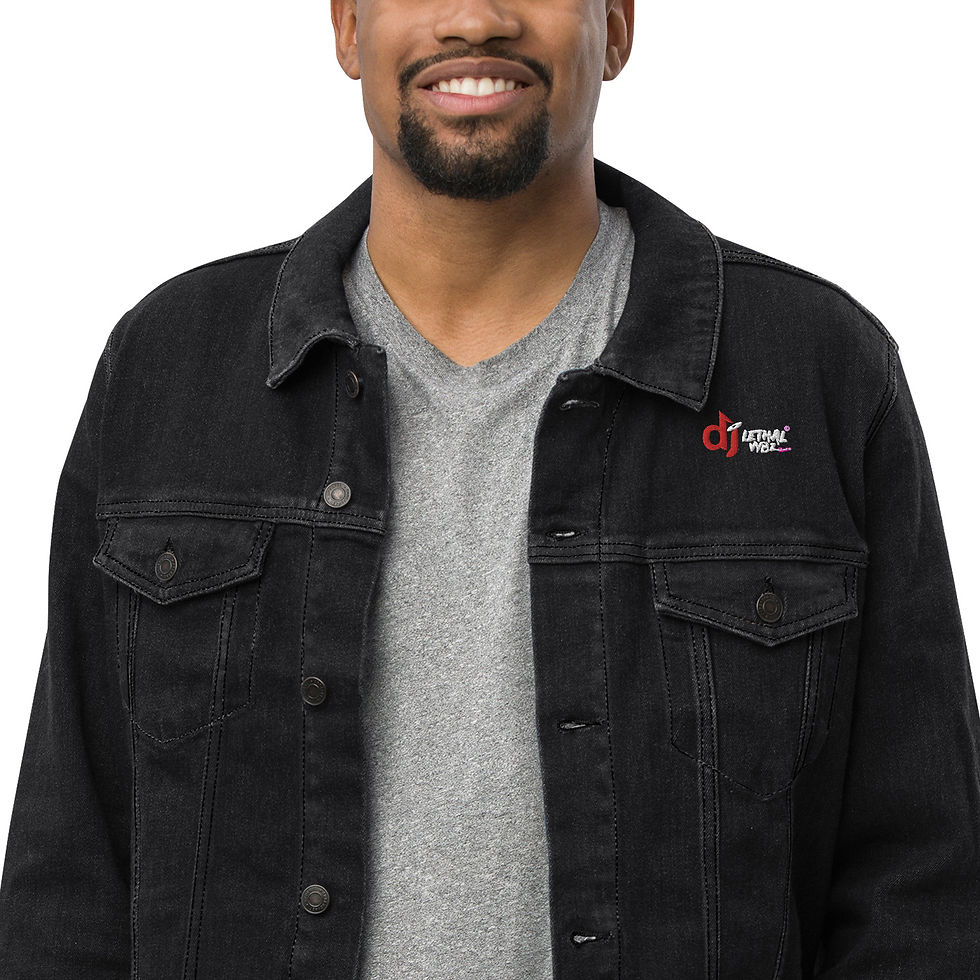 Thumbnail: Dj Lethal Vybz Unisex denim jacket