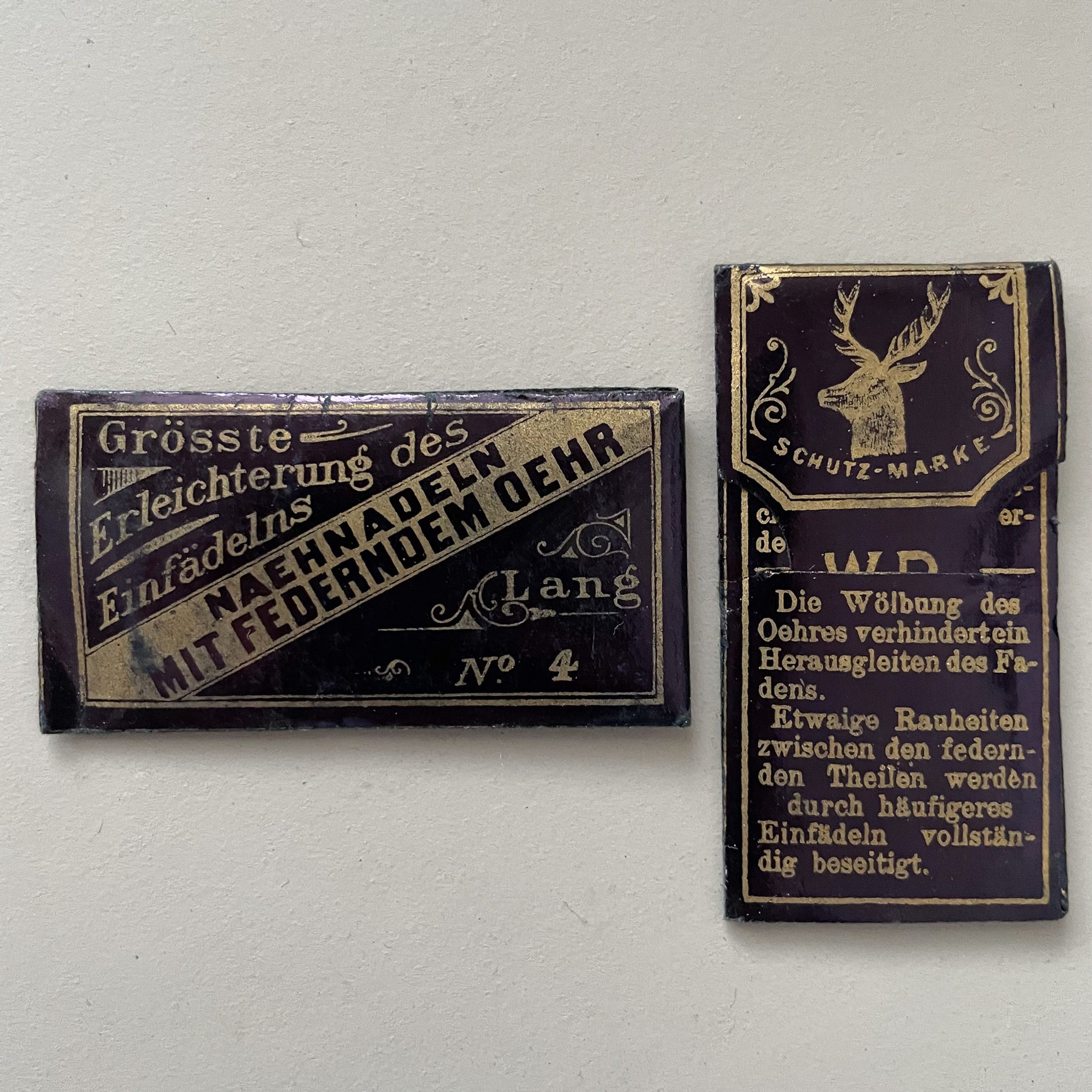 Nähnadeln mit federndem Öhr | WP