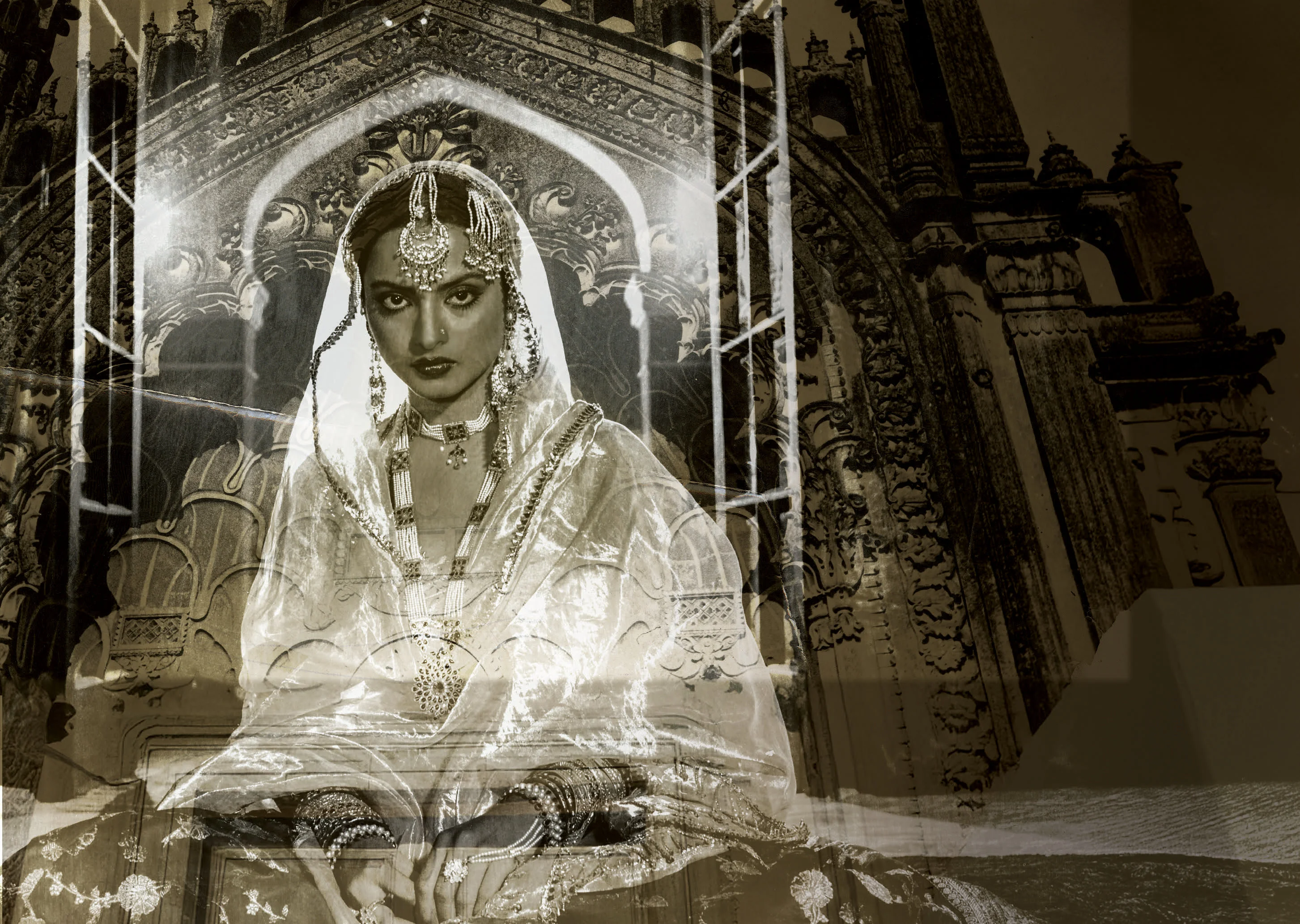 Rekha as Umrao in Umrao Jaan in Muzaffar Ali's Umrao Jaan