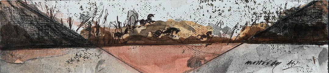 A sketch by Muzaffar Ali