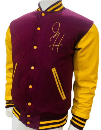 Thumbnail: front of red and gold varsity jackets