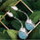 Miniatura: Aquamarine Lotus Buds Earrings 