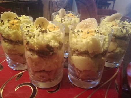 JUŽNJAČKI PUDING OD BANANA