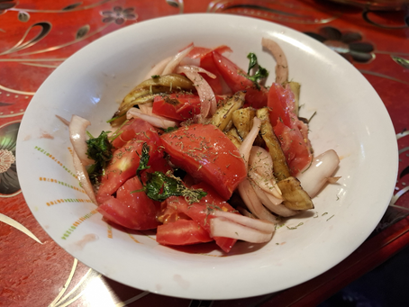 UZBEKISTANSKA SALATA SA PATLIDŽANOM