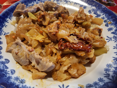 SLATKI  KUPUS SA BUBCIMA IZ  KESE ZA PEČENJE 