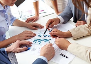 Reunión de debate empresarial
