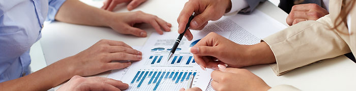 People looking at graphs and charts, Robin S. Wengast benefits plannr