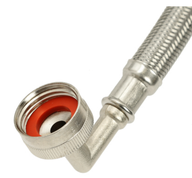 Thumbnail: Stainless steel installation hose for washing machines