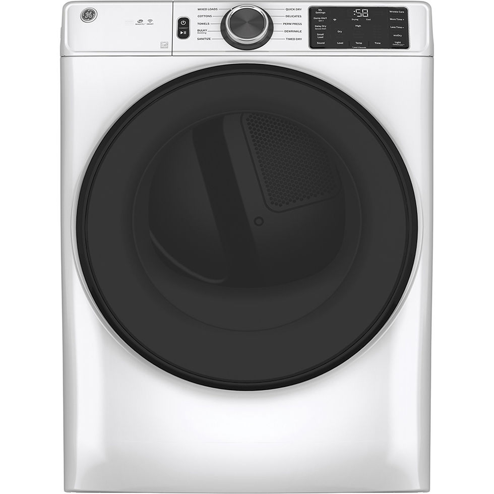 GE GFD55ESMNWW GE GFD55ESMNWW 7.8 cu. ft. Vented Dryer