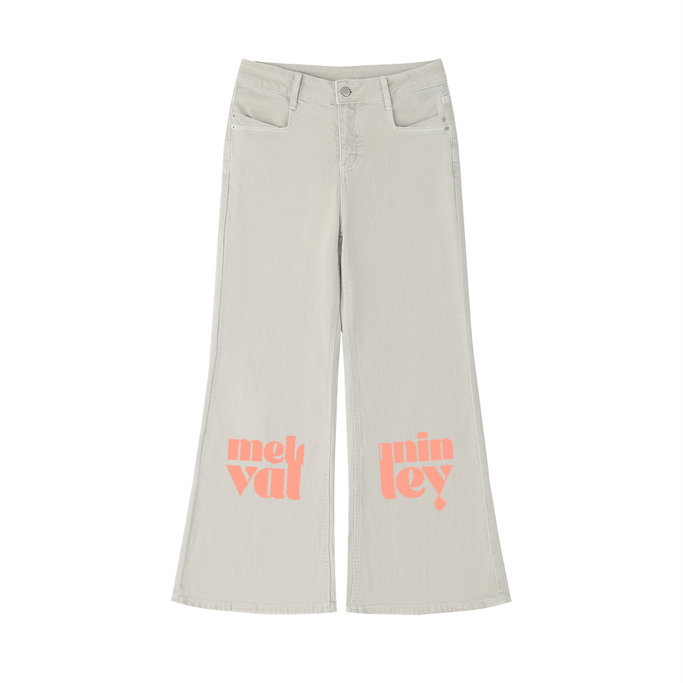 Thumbnail: Melanin Valley Women's Flared Leg Jeans