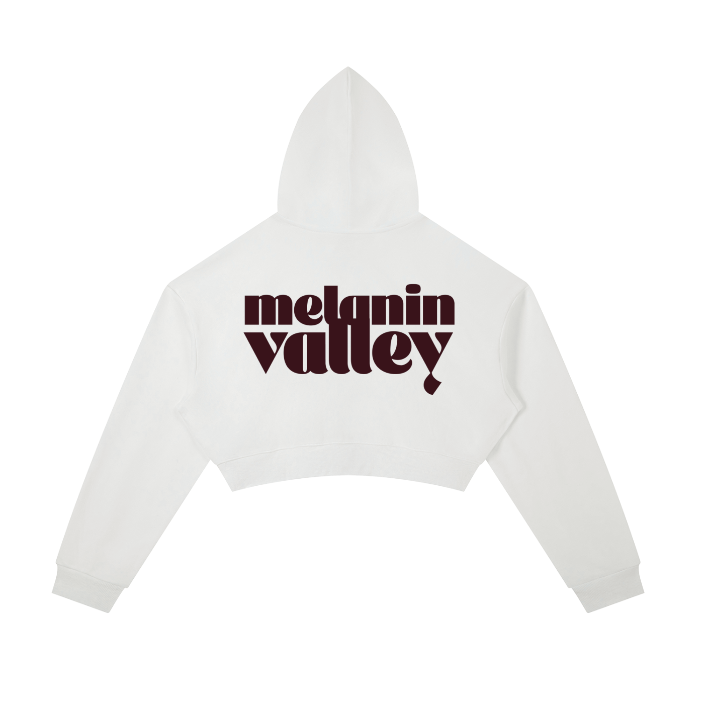 Melanin Valley Women's Cropped Zip Hoodie