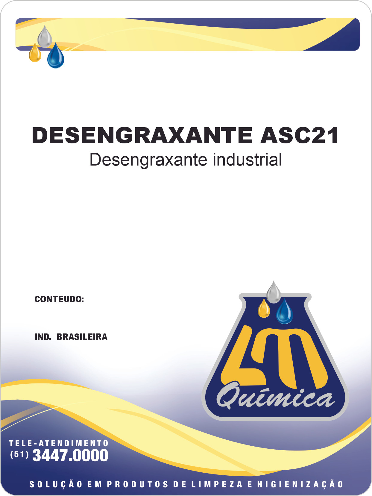 Desengraxante industrial