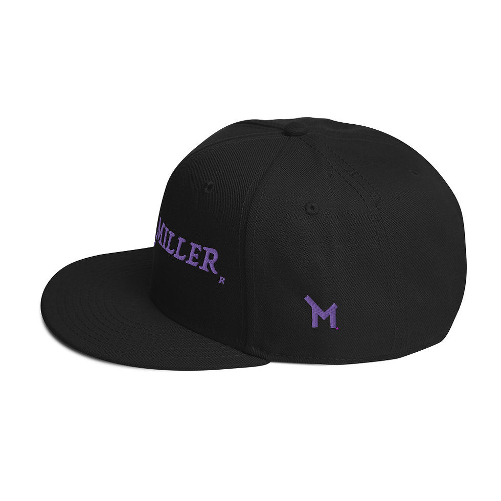 Thumbnail: Purple High Vibe Black Snapback