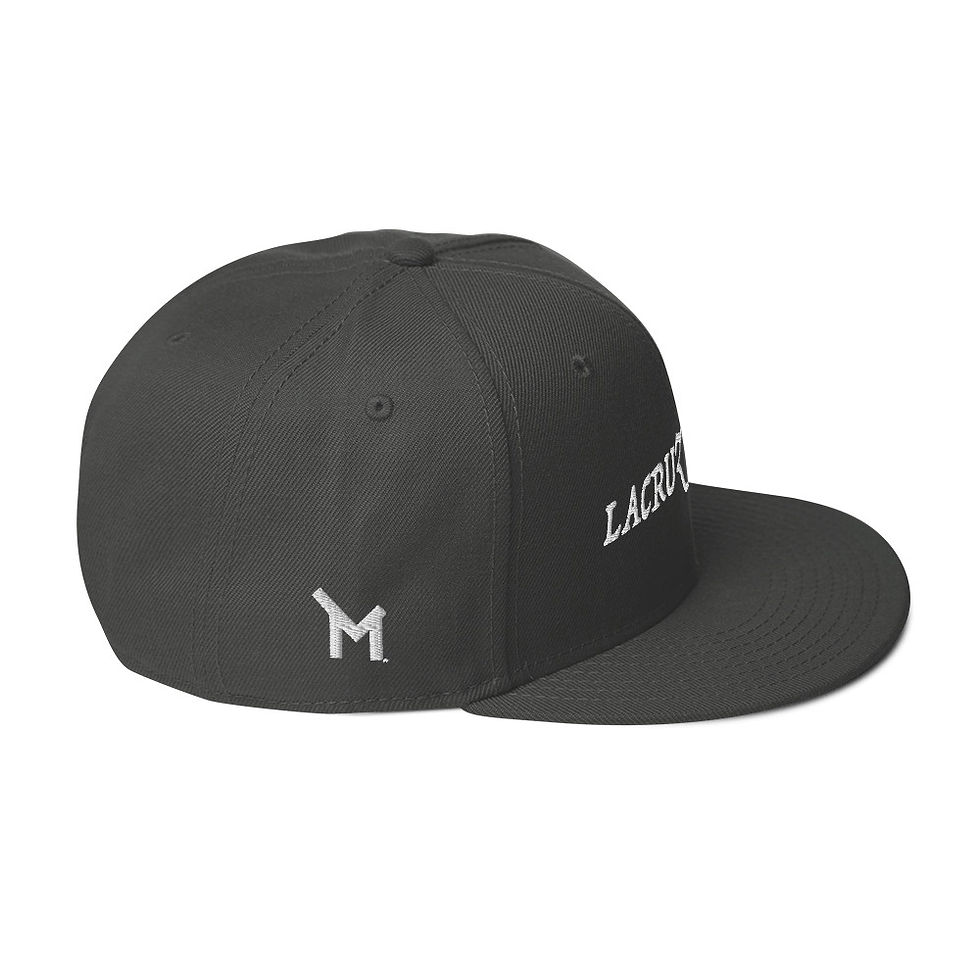 Thumbnail: LaCruz Miller White Logo Snapback