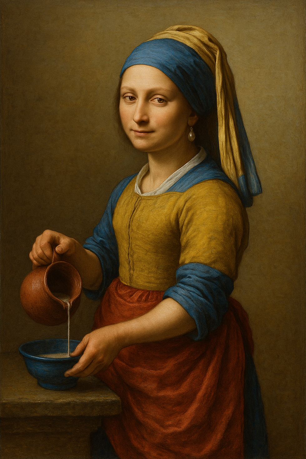 "Lisa, het melkmeisje met de parel"